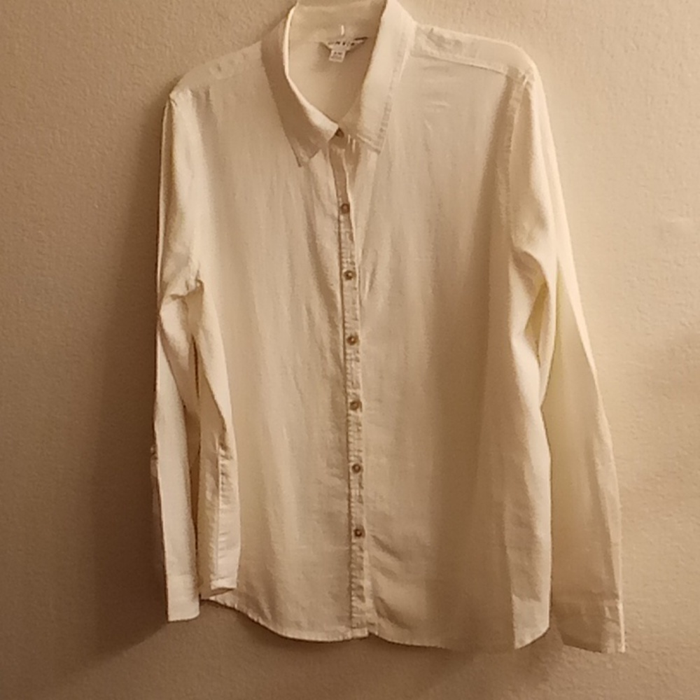ORVIS Classic Collection Linen Beachy Cruise Travel  Sz XL White Color CG